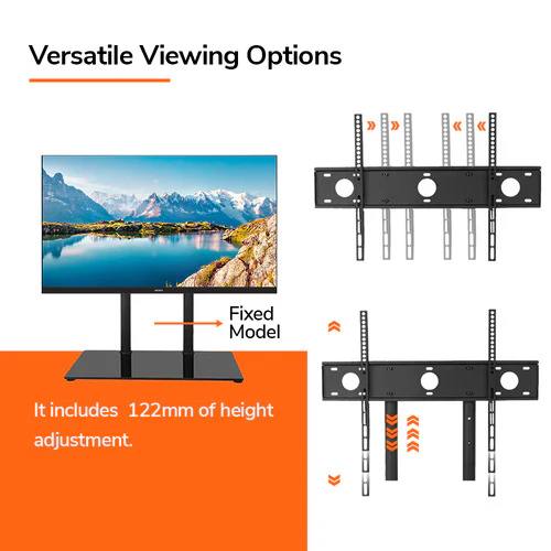 Universal Table Top TV Stand for 32-65" Fixed - DS302 - Image 5