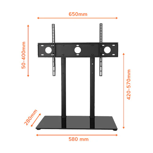 Universal Table Top TV Stand for 32-65" Fixed - DS302 - Image 8