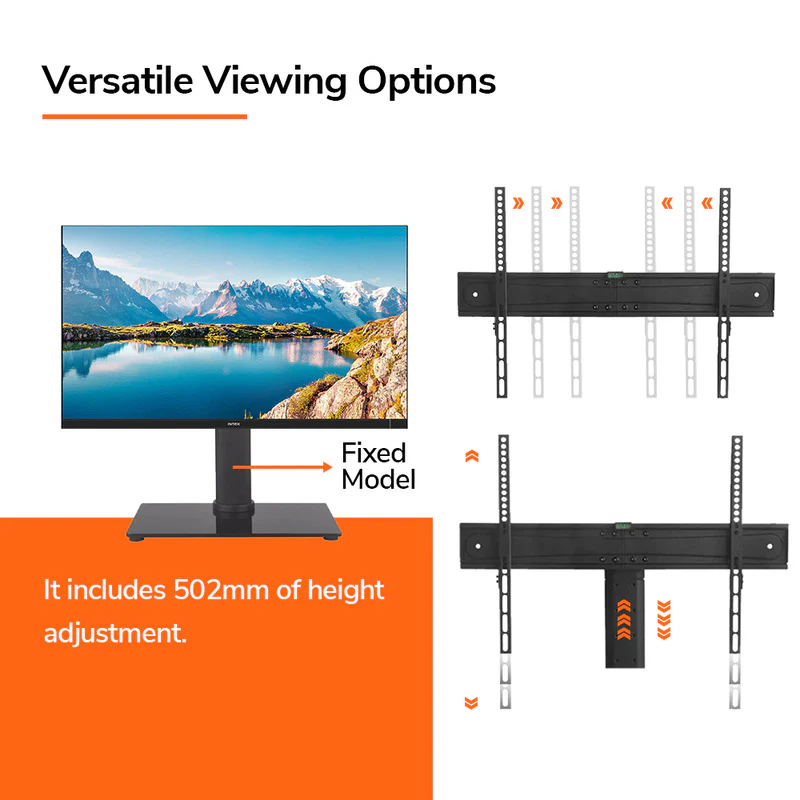 Universal Table Top TV Stand for 32-65" Fixed - DS303L - Image 3