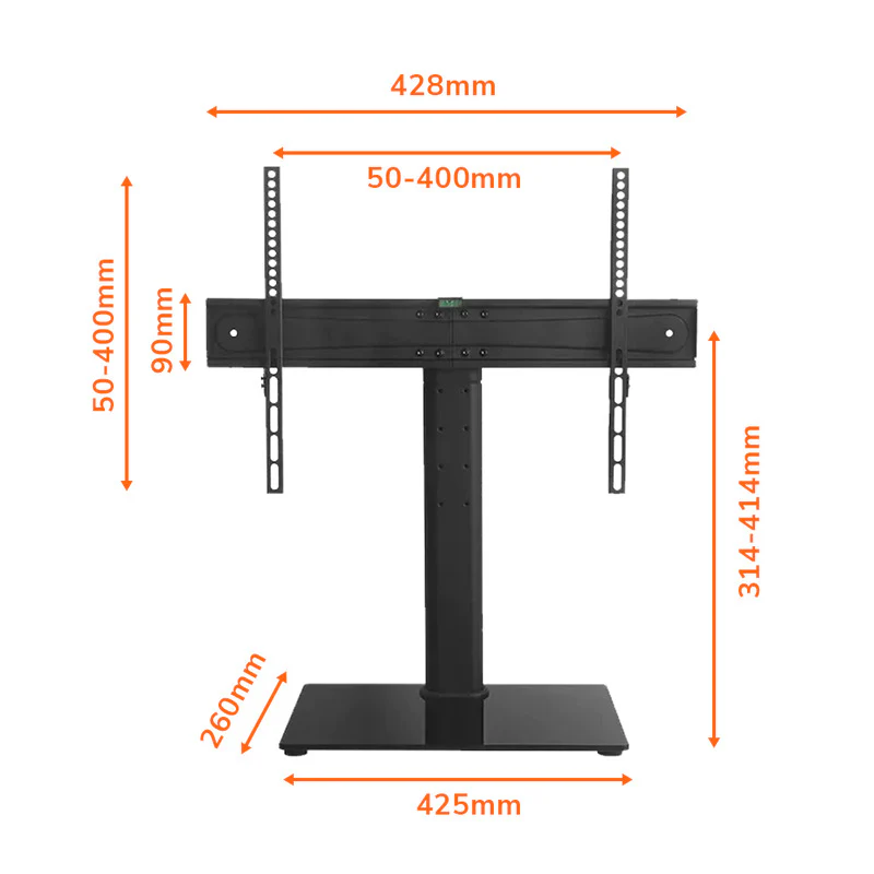 Universal Table Top TV Stand for 32-65" Fixed - DS303L - Image 6