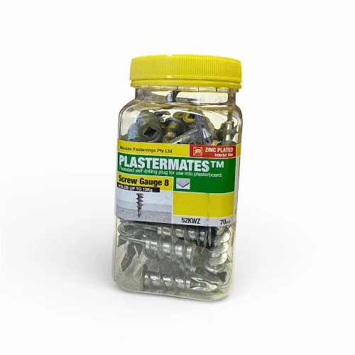 ZINC PLASTERMATES JAR 70pcs Screw 8 Gauge - Image 2
